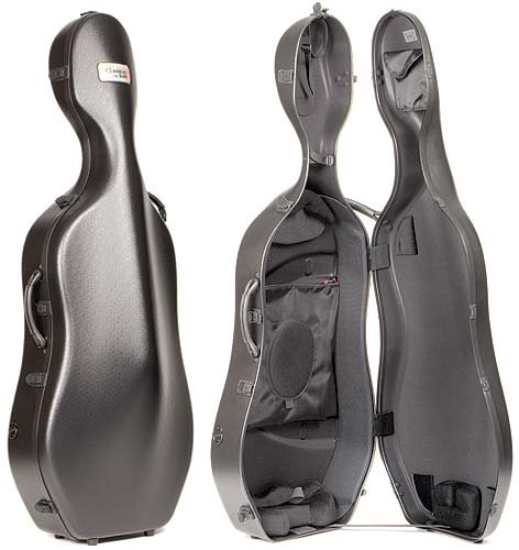 Bellafina ABS Cello Case with Wheels 4/4 Size 
